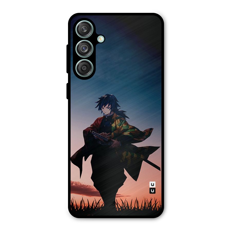 Giyu Tomioka Stance Metal Back Case for Galaxy M55 5G