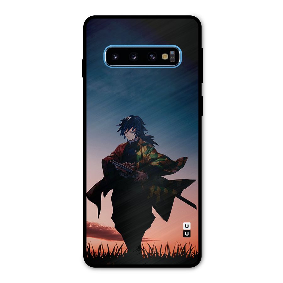 Giyu Tomioka Stance Metal Back Case for Galaxy S10
