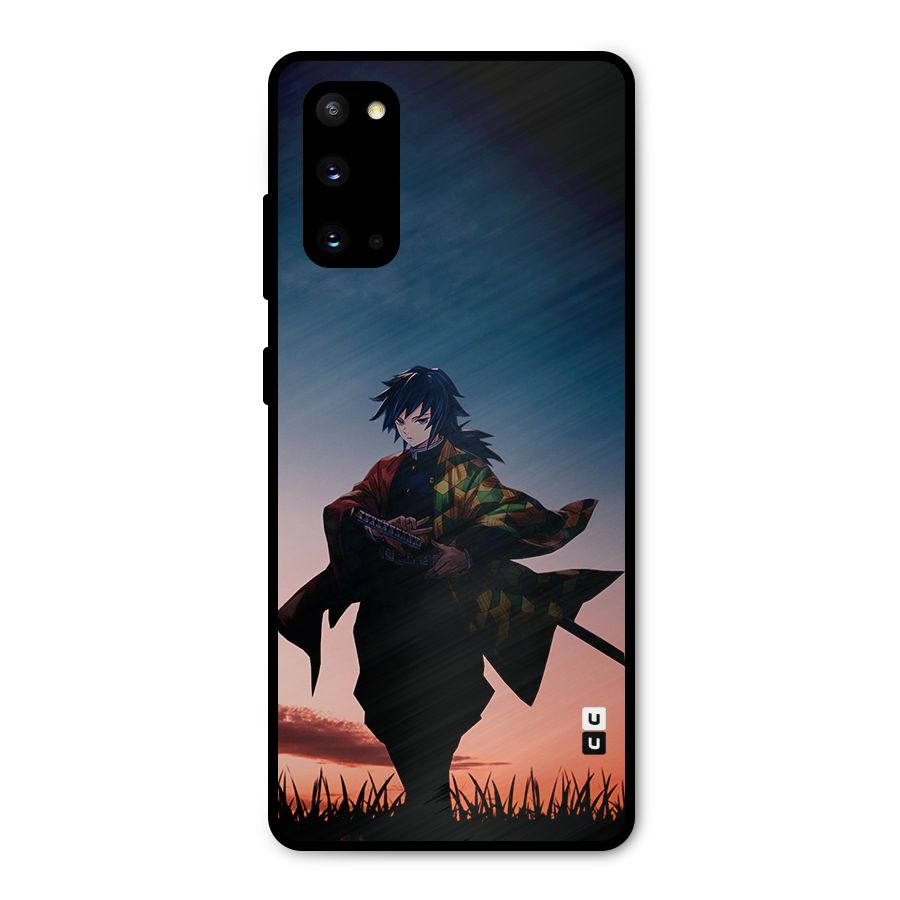 Giyu Tomioka Stance Metal Back Case for Galaxy S20