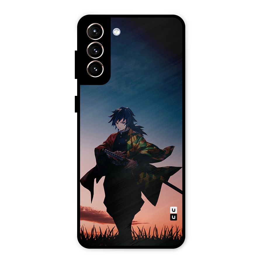 Giyu Tomioka Stance Metal Back Case for Galaxy S21 Plus