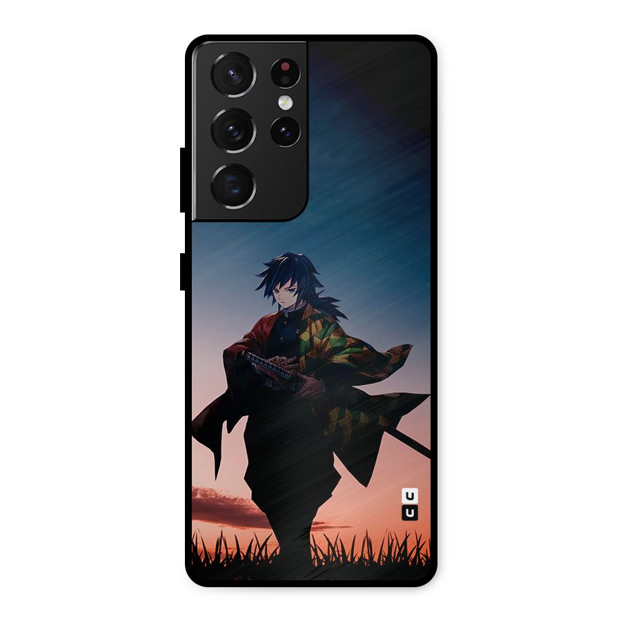 Giyu Tomioka Stance Metal Back Case for Galaxy S21 Ultra 5G