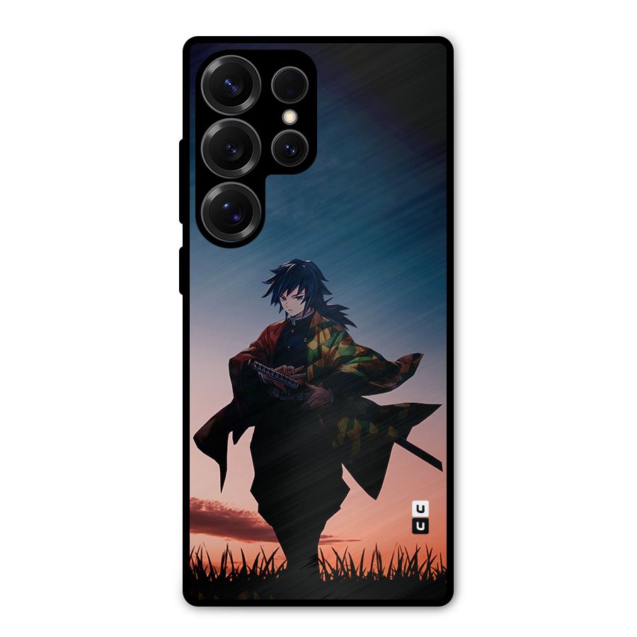 Giyu Tomioka Stance Metal Back Case for Galaxy S25 Ultra