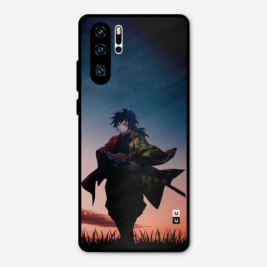 Giyu Tomioka Stance Metal Back Case for Huawei P30 Pro