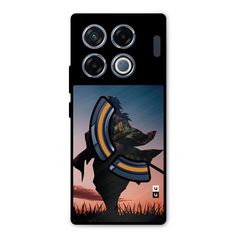 Giyu Tomioka Stance Metal Back Case for Infinix GT 20 Pro