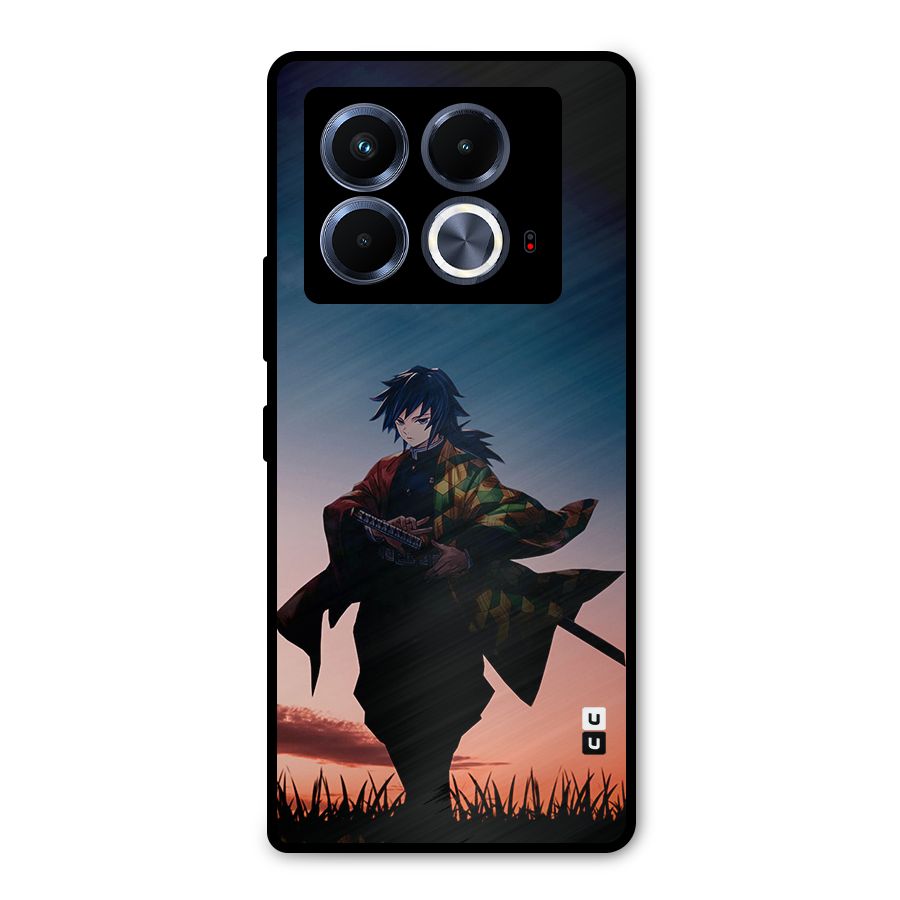 Giyu Tomioka Stance Metal Back Case for Infinix Note 40 5G
