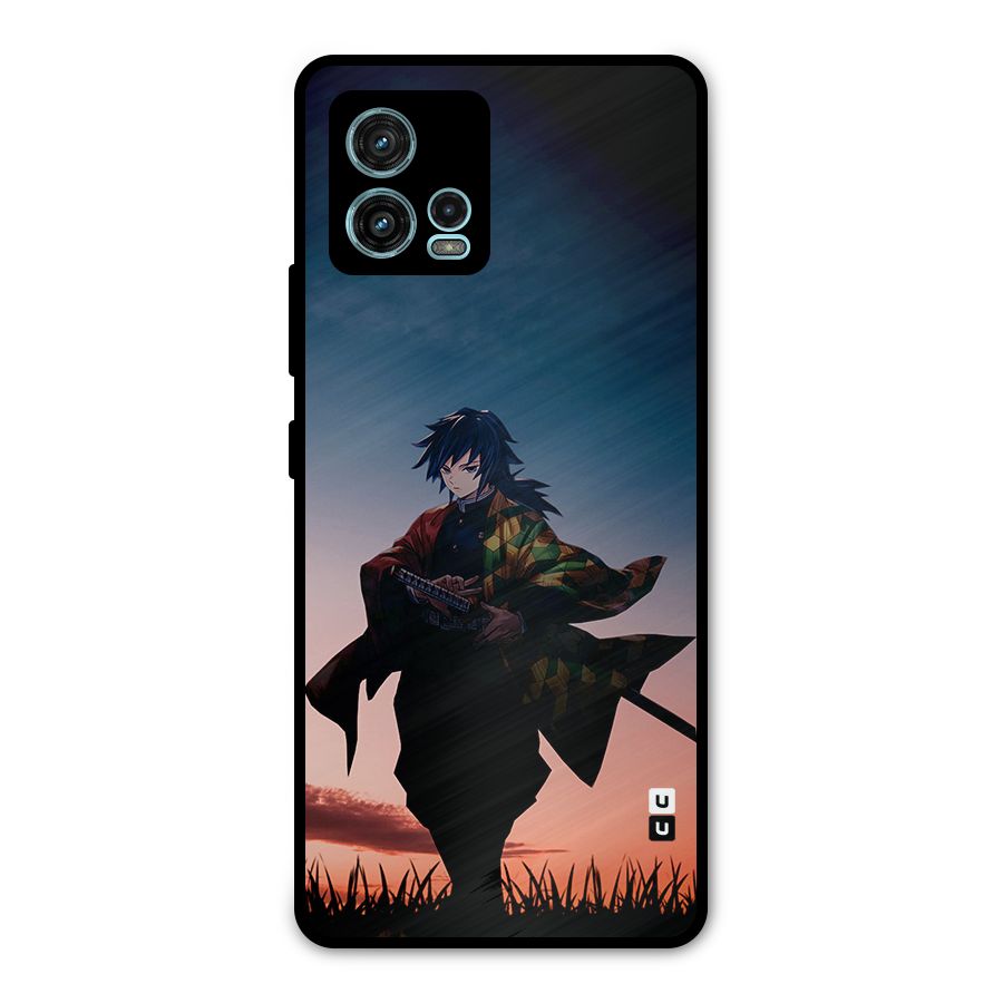 Giyu Tomioka Stance Metal Back Case for Moto G72