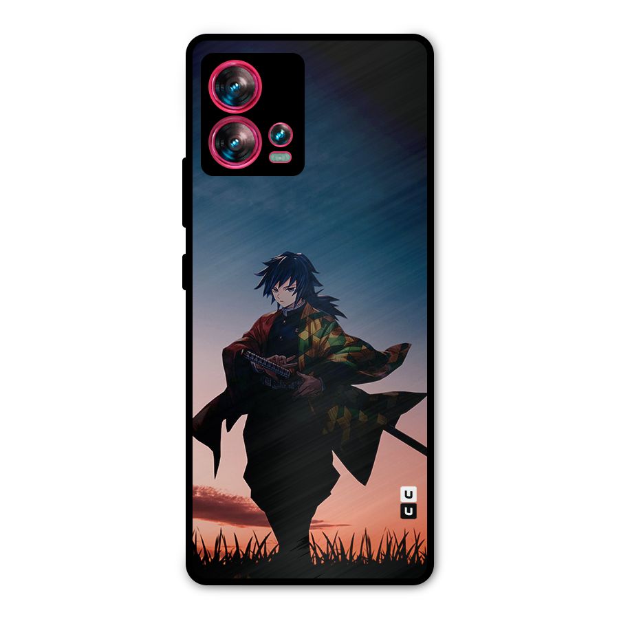 Giyu Tomioka Stance Metal Back Case for Motorola Edge 30 Fusion