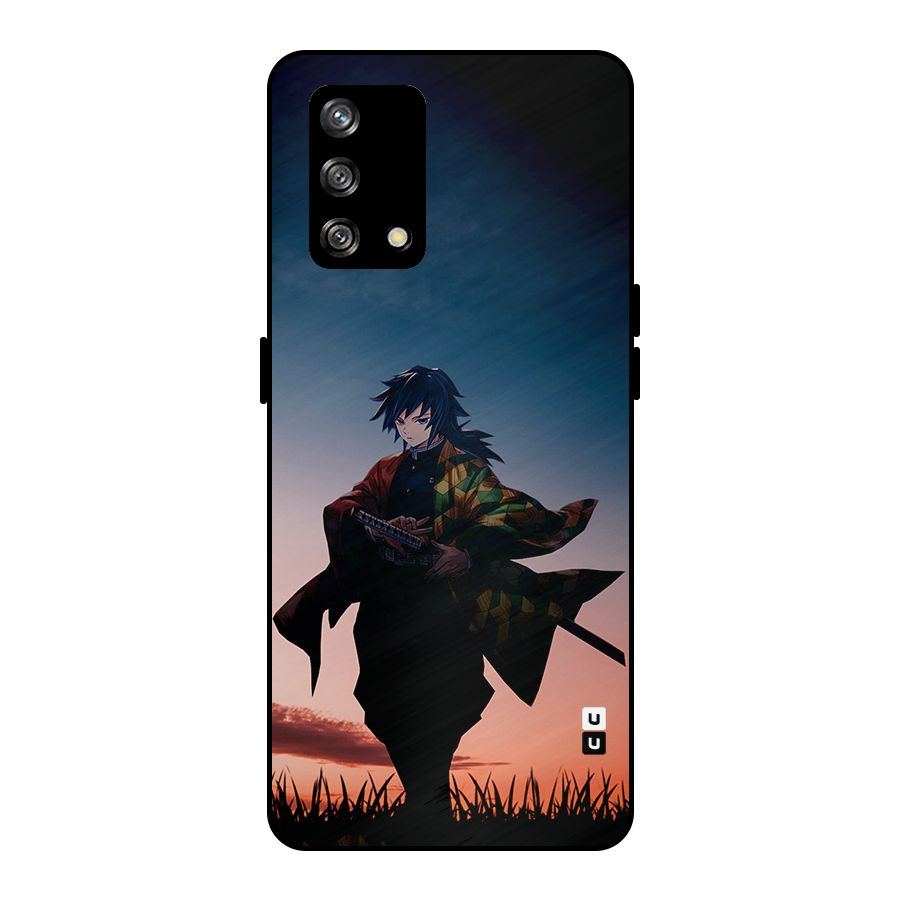 Giyu Tomioka Stance Metal Back Case for Oppo F19s