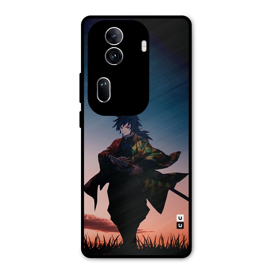 Giyu Tomioka Stance Metal Back Case for Oppo Reno11 Pro 5G