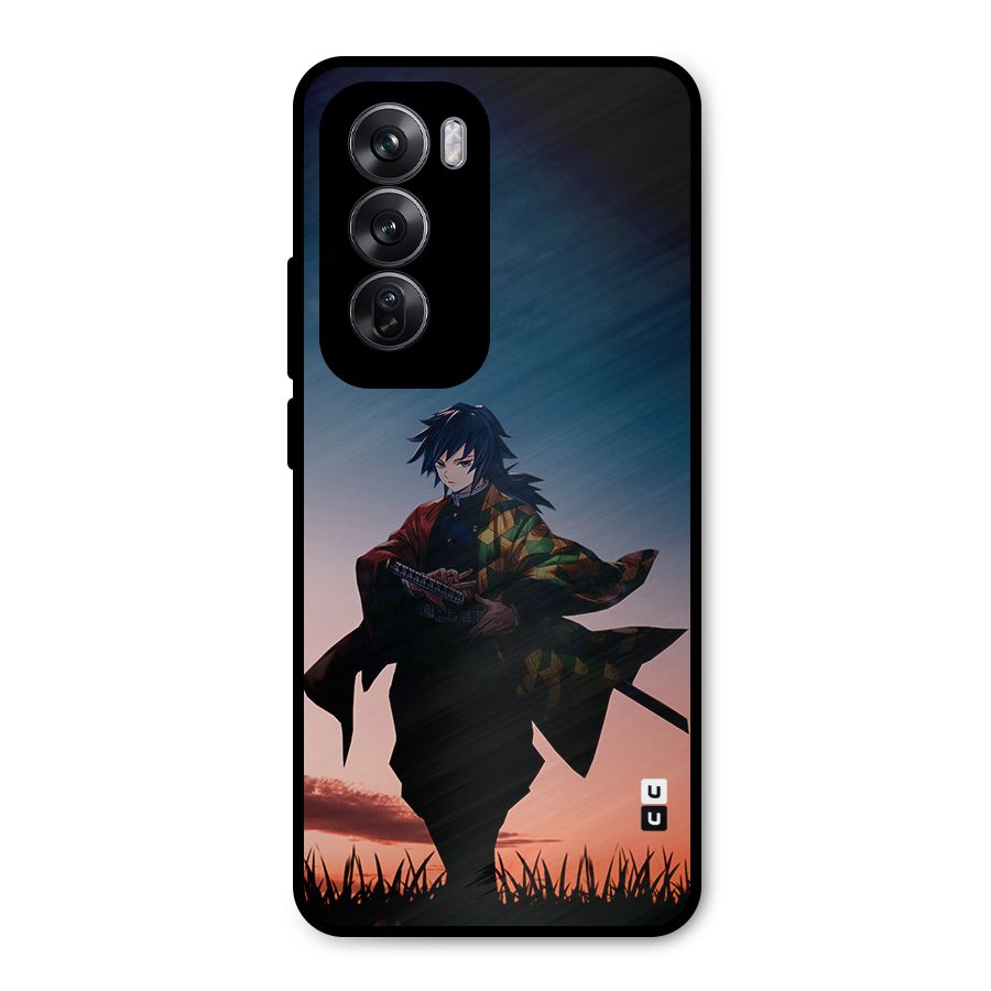 Giyu Tomioka Stance Metal Back Case for Oppo Reno12 Pro