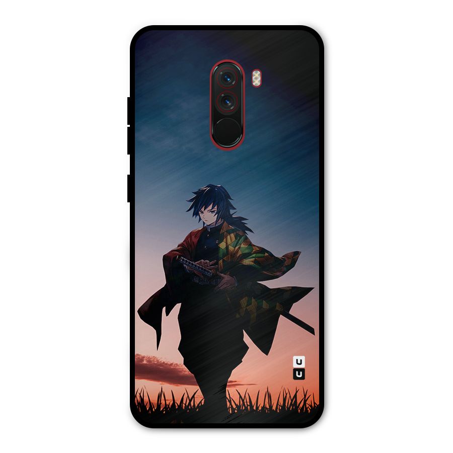 Giyu Tomioka Stance Metal Back Case for Poco F1