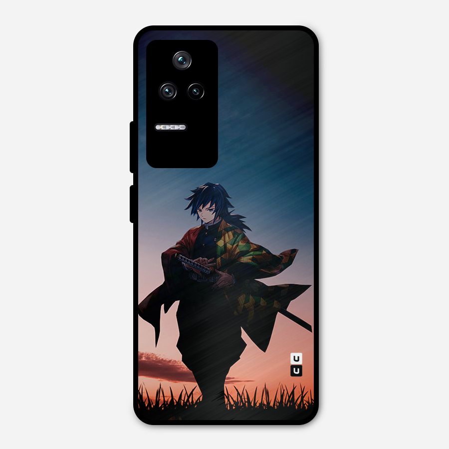 Giyu Tomioka Stance Metal Back Case for Poco F4 5G