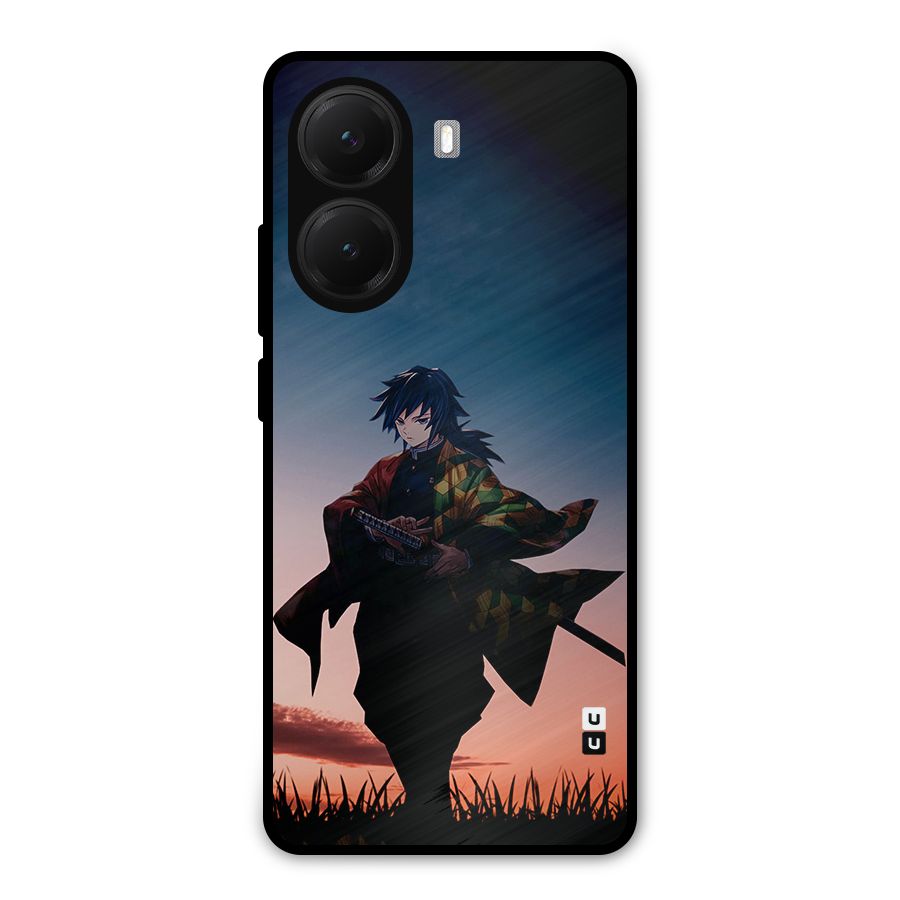 Giyu Tomioka Stance Metal Back Case for Poco X7 Pro