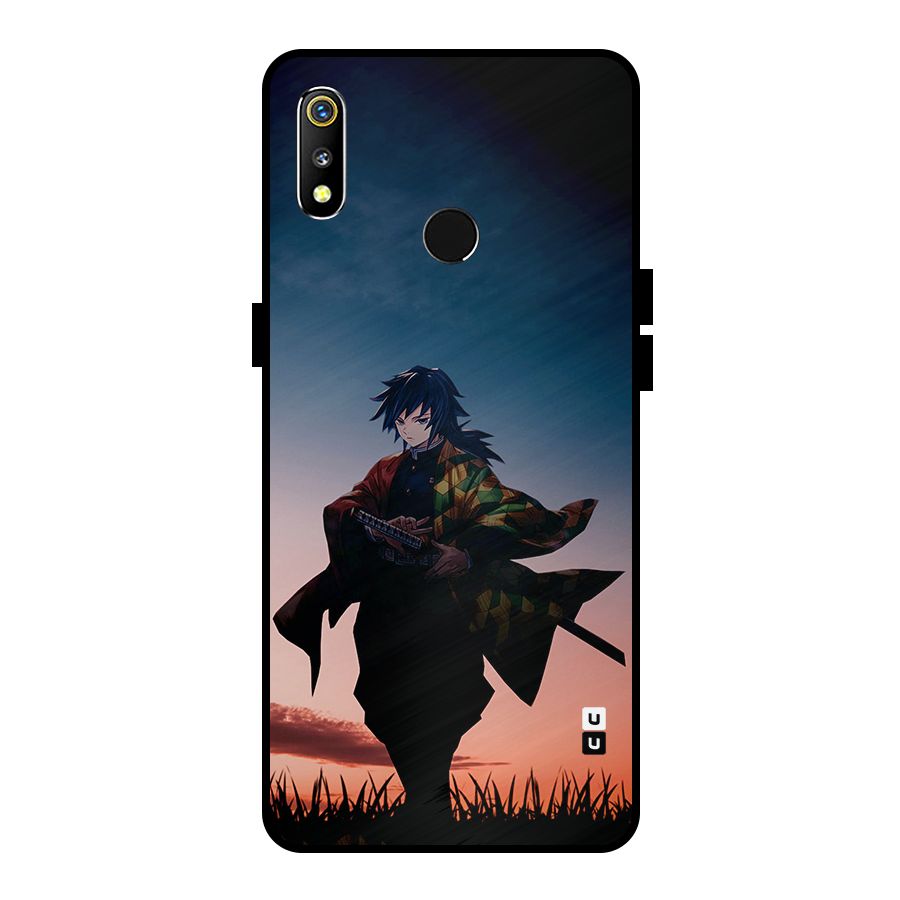 Giyu Tomioka Stance Metal Back Case for Realme 3i