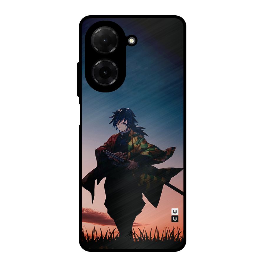 Giyu Tomioka Stance Metal Back Case for Redmi A5 4G