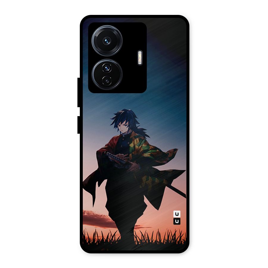 Giyu Tomioka Stance Metal Back Case for Vivo T1 Pro