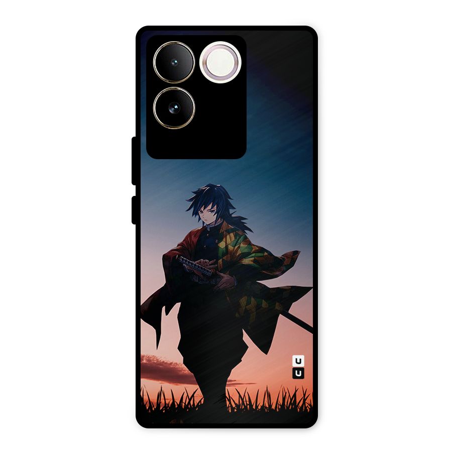 Giyu Tomioka Stance Metal Back Case for Vivo T2 Pro