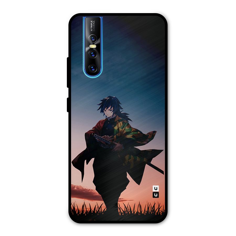 Giyu Tomioka Stance Metal Back Case for Vivo V15 Pro