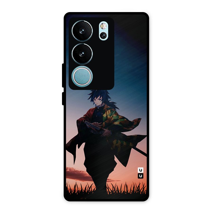 Giyu Tomioka Stance Metal Back Case for Vivo V29 Pro