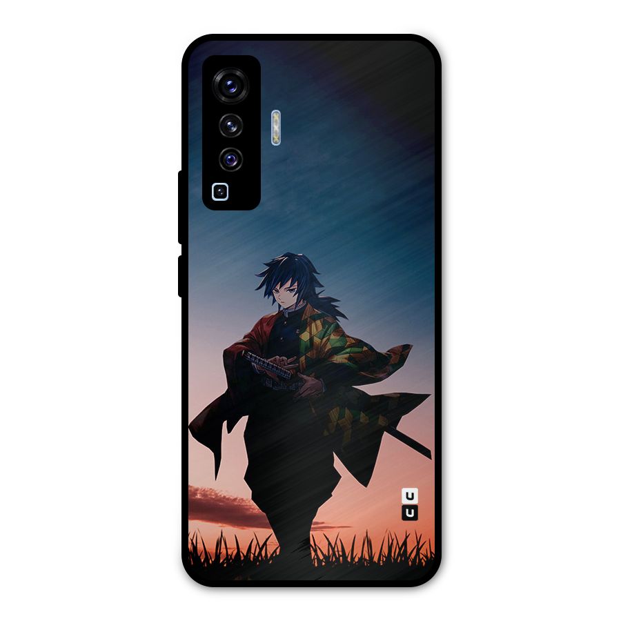 Giyu Tomioka Stance Metal Back Case for Vivo X50