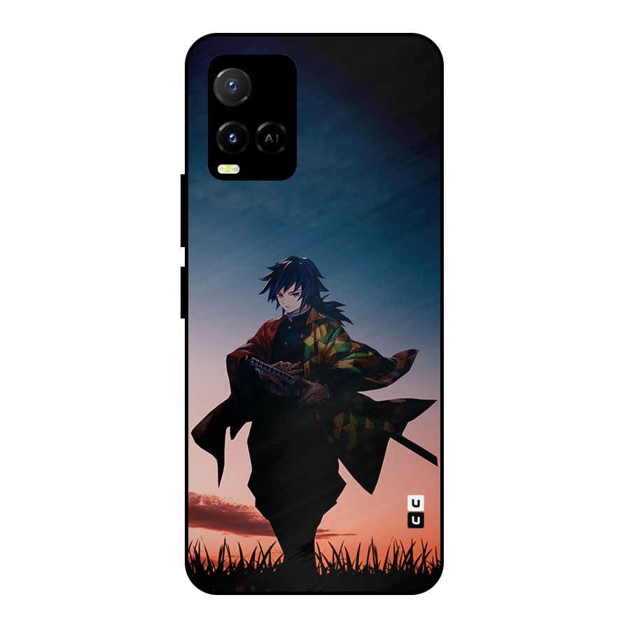 Giyu Tomioka Stance Metal Back Case for Vivo Y21A