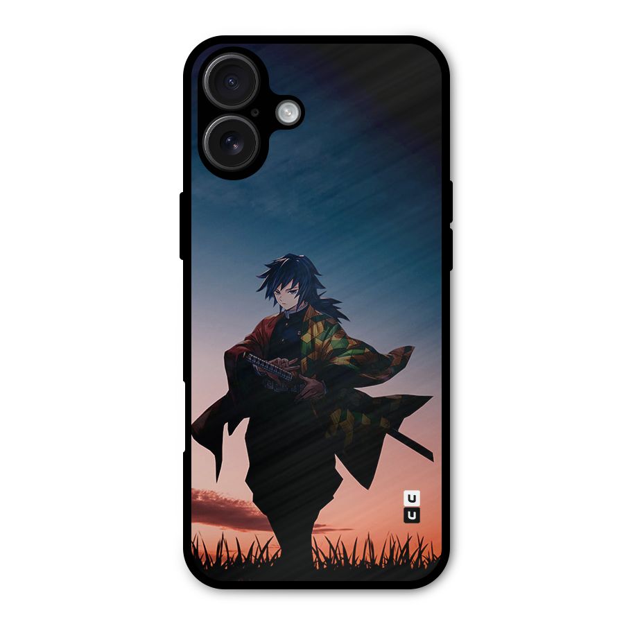 Giyu Tomioka Stance Metal Back Case for iPhone 16 Plus