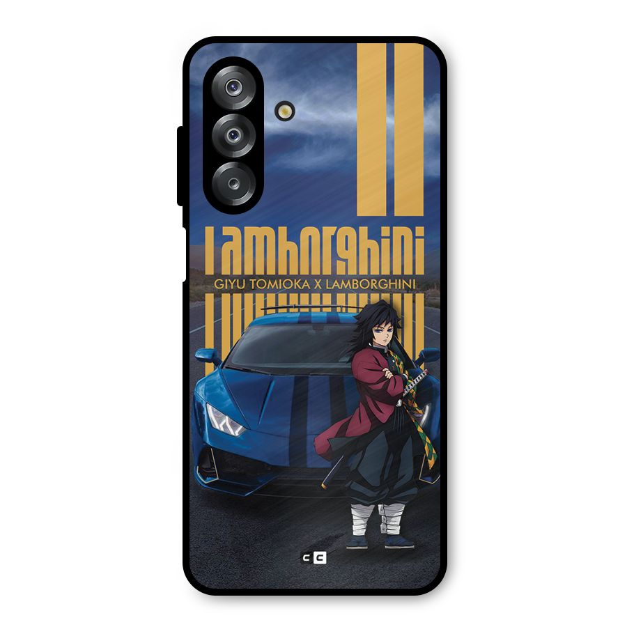 Giyu Tomioka Supercar Metal Back Case for Galaxy A26