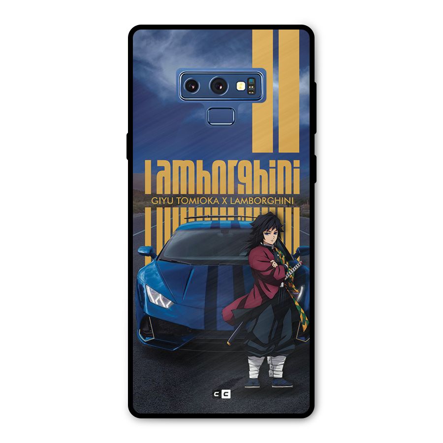 Giyu Tomioka Supercar Metal Back Case for Galaxy Note 9