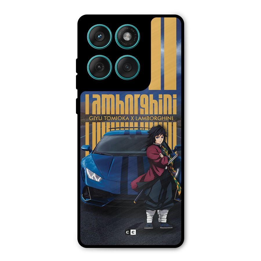 Giyu Tomioka Supercar Metal Back Case for Motorola Edge 60