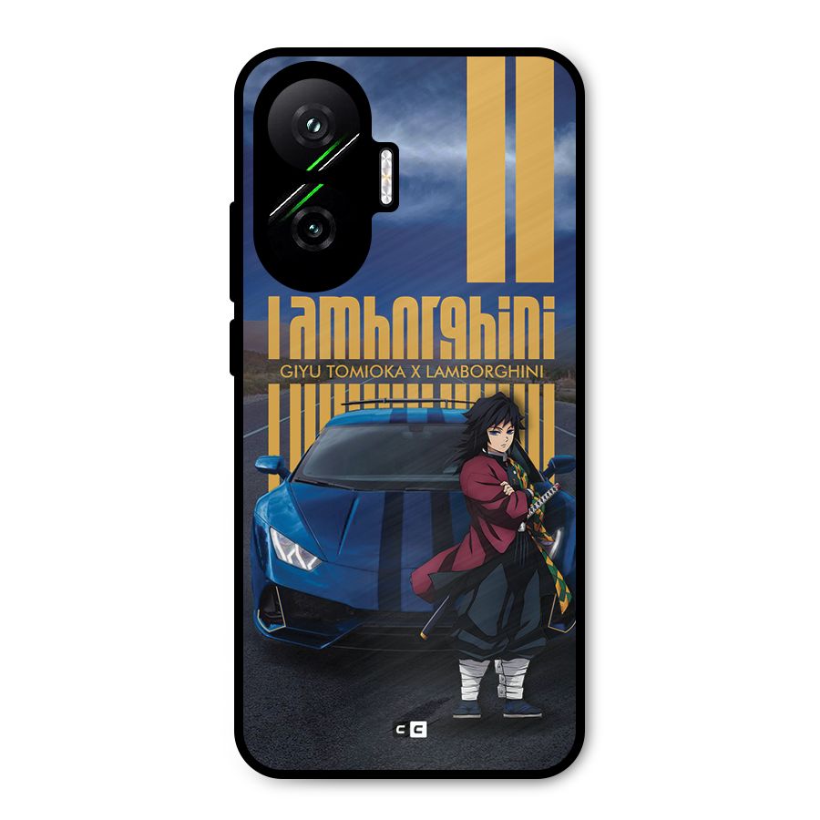 Giyu Tomioka Supercar Metal Back Case for Poco F7