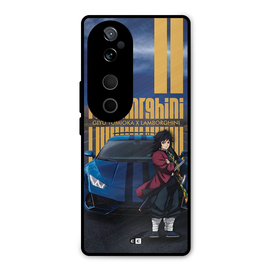 Giyu Tomioka Supercar Metal Back Case for Vivo T3 Ultra