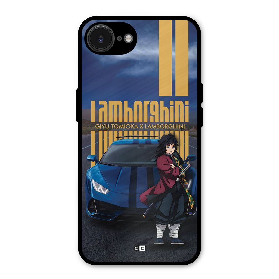 Giyu Tomioka Supercar Metal Back Case for iPhone 16e