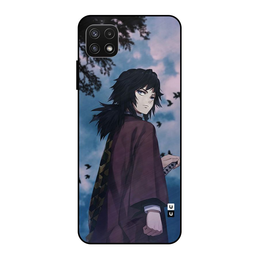 Giyu Tomioka Waiting Metal Back Case for Galaxy A22 5G