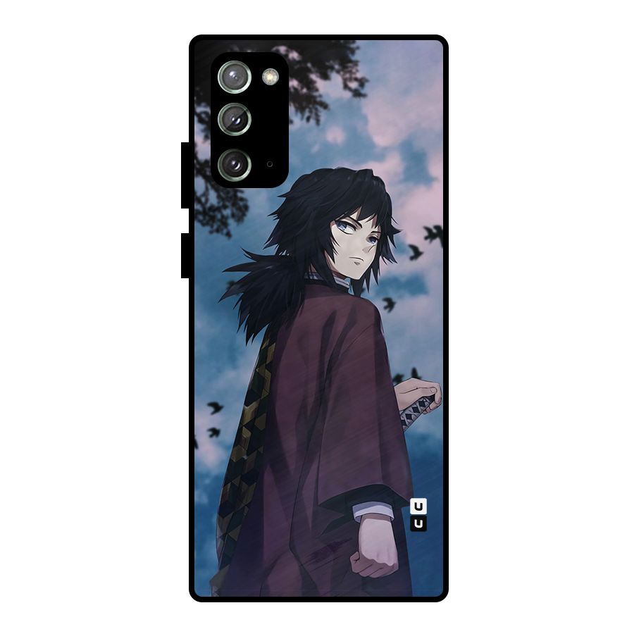 Giyu Tomioka Waiting Metal Back Case for Galaxy Note 20
