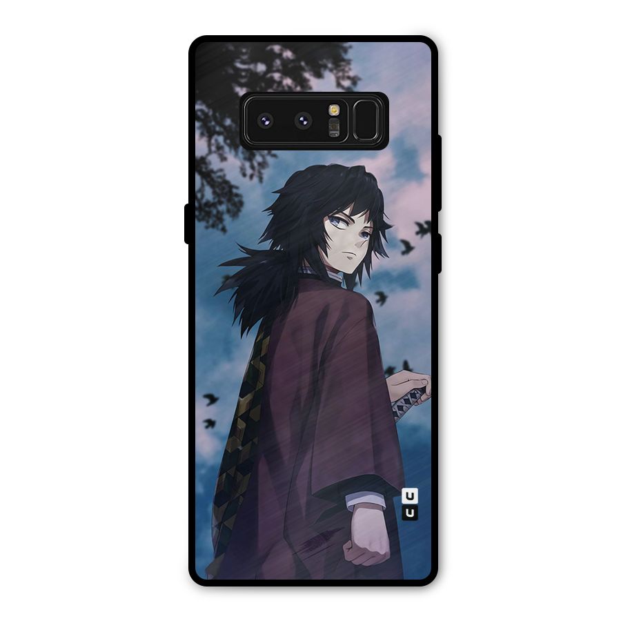 Giyu Tomioka Waiting Metal Back Case for Galaxy Note 8