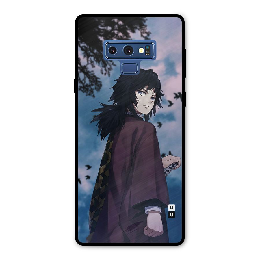 Giyu Tomioka Waiting Metal Back Case for Galaxy Note 9