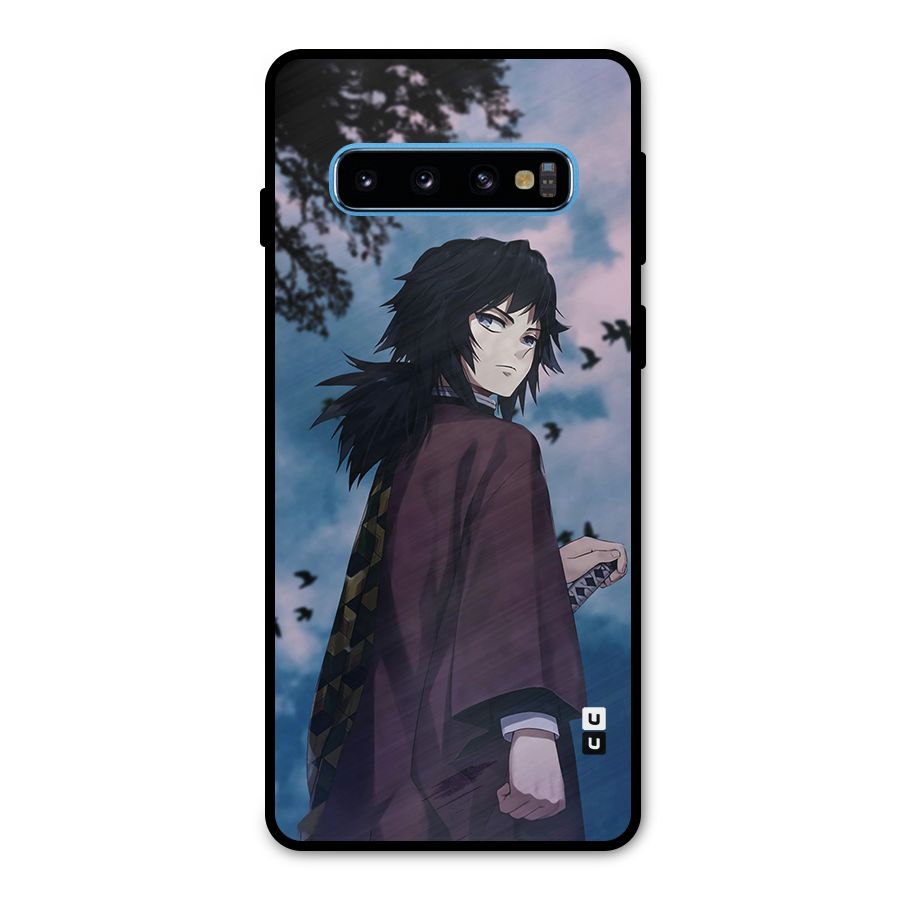 Giyu Tomioka Waiting Metal Back Case for Galaxy S10