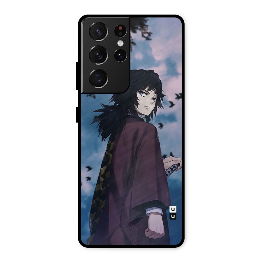 Giyu Tomioka Waiting Metal Back Case for Galaxy S21 Ultra 5G