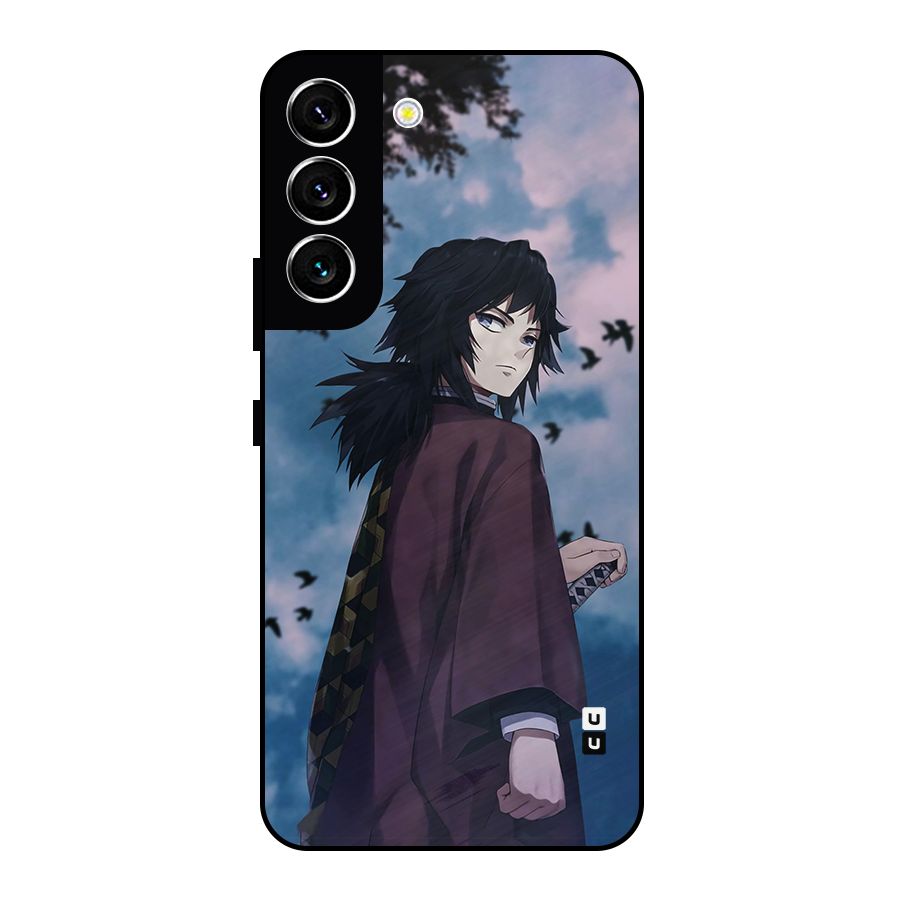 Giyu Tomioka Waiting Metal Back Case for Galaxy S22 5G