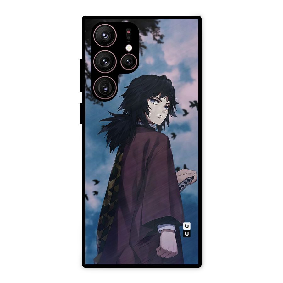 Giyu Tomioka Waiting Metal Back Case for Galaxy S22 Ultra 5G