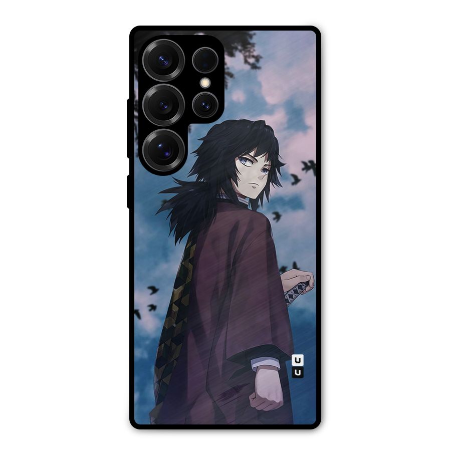 Giyu Tomioka Waiting Metal Back Case for Galaxy S25 Ultra