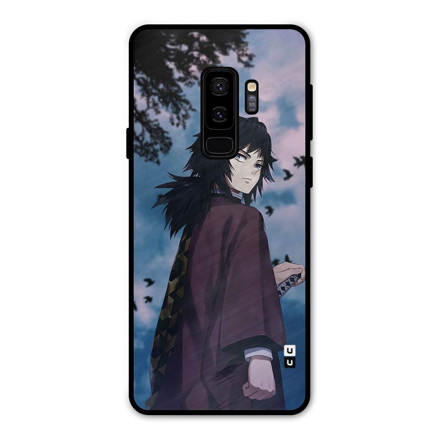 Giyu Tomioka Waiting Metal Back Case for Galaxy S9 Plus