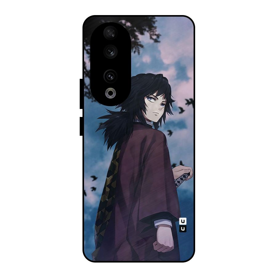 Giyu Tomioka Waiting Metal Back Case for Honor 90