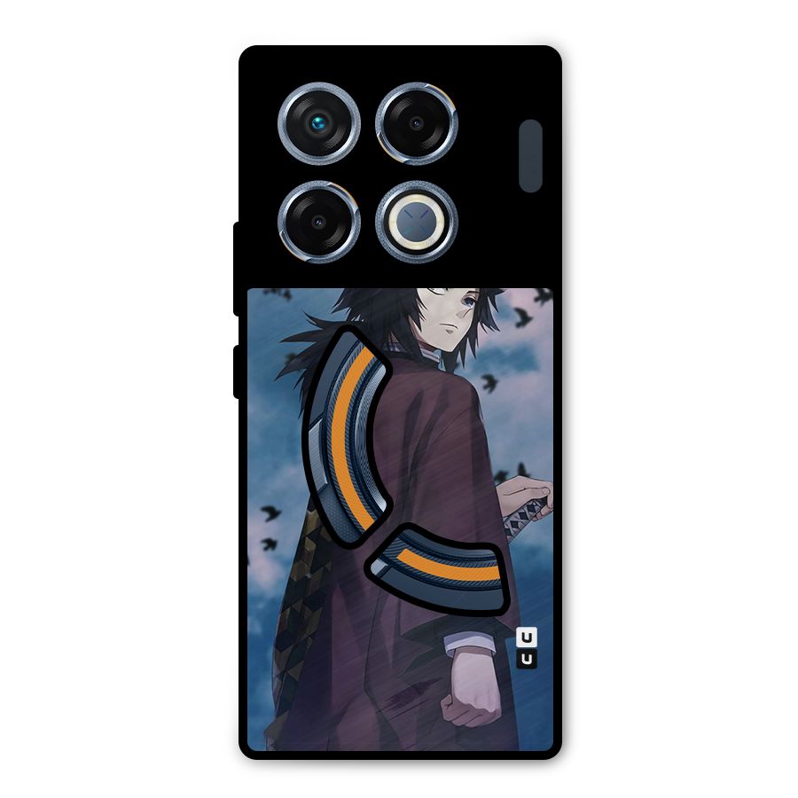 Giyu Tomioka Waiting Metal Back Case for Infinix GT 20 Pro