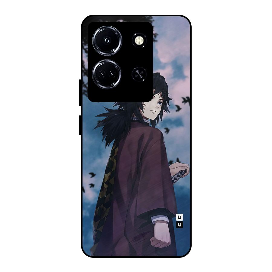Giyu Tomioka Waiting Metal Back Case for Infinix Note 30 5G