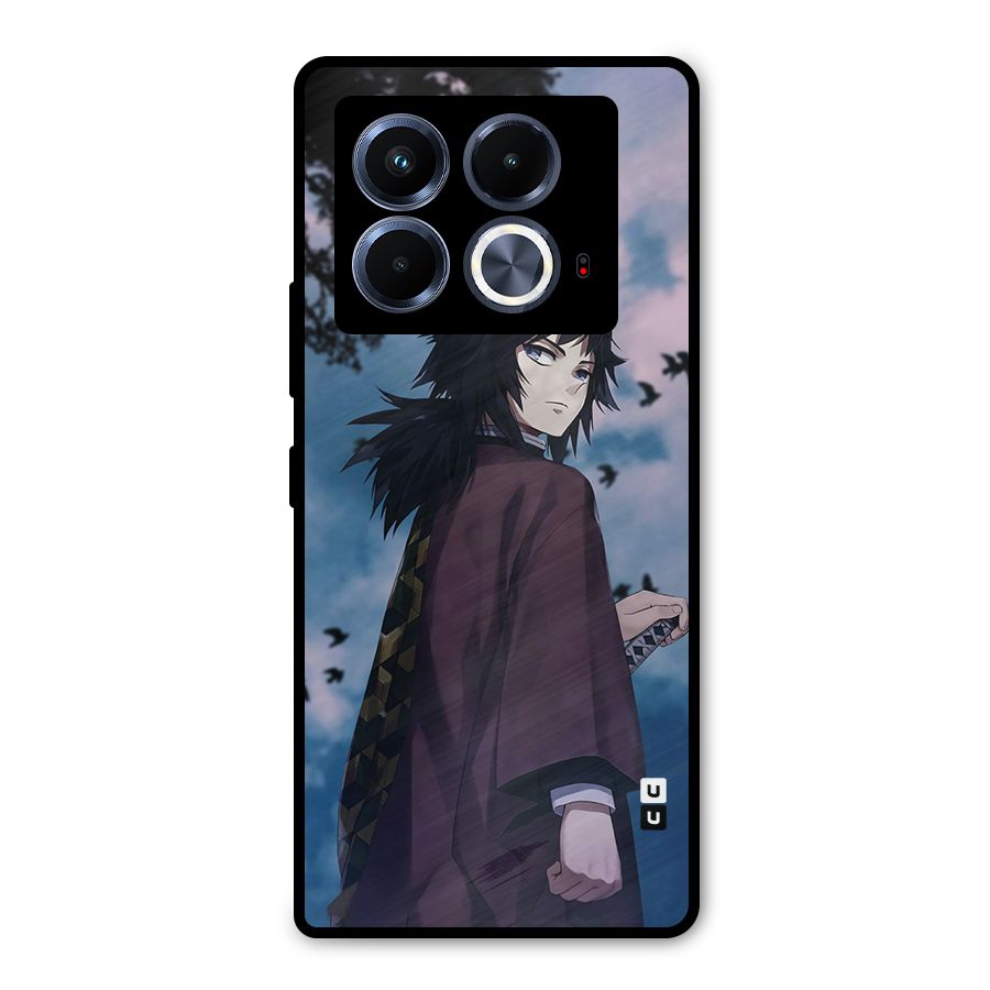 Giyu Tomioka Waiting Metal Back Case for Infinix Note 40 5G