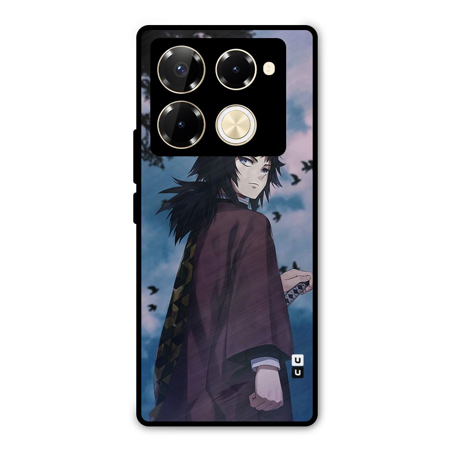 Giyu Tomioka Waiting Metal Back Case for Infinix Note 40 Pro Plus