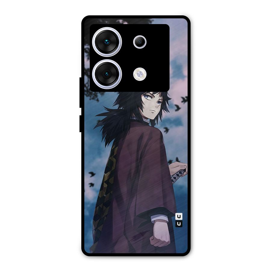 Giyu Tomioka Waiting Metal Back Case for Infinix Zero 30 5G