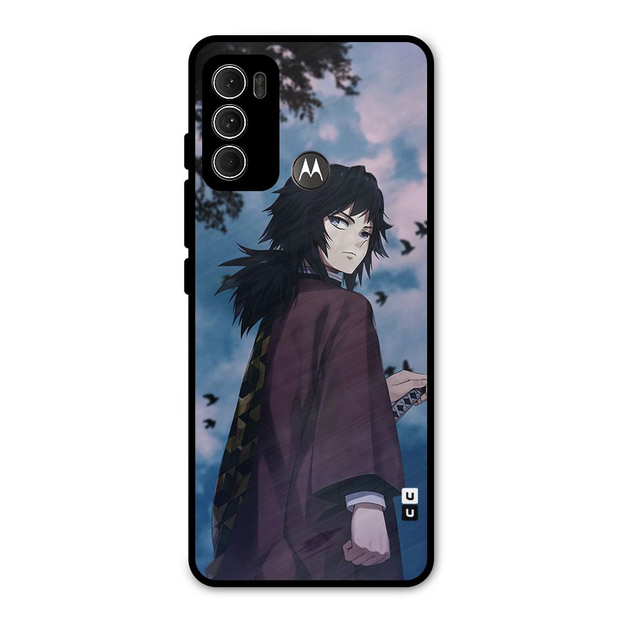 Giyu Tomioka Waiting Metal Back Case for Moto G60