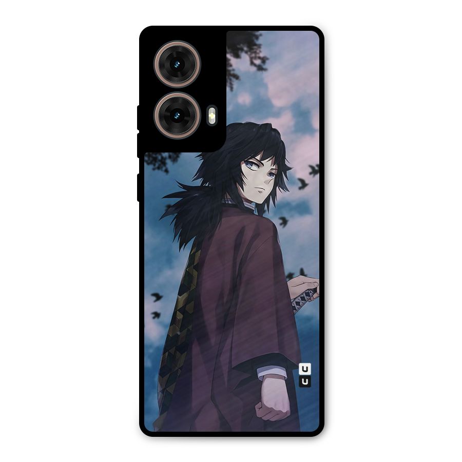 Giyu Tomioka Waiting Metal Back Case for Moto G85